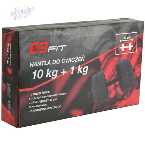 Hantla kompozytowa 11kg (10+1) Eb fit