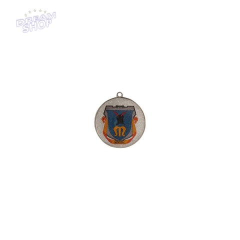 Medal Srebrny Z Miejscem Na Emblemat 25 Mm - Medal Stalowy Z Nadrukiem Luxor Jet