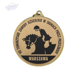 Medal Złoty Ogólny Z Miejscem Na Emblemat 50 Mm - Medal Stalowy Z Grawerowaniem Na Laminacie