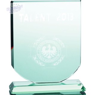 Trofeum Szklane Grawerowane 3D Z Etui