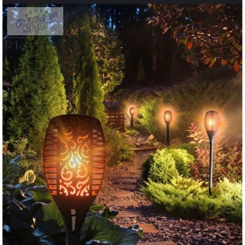 Pochodnia solarna EFEKT PŁOMIENIA 12x12x78cm 36 led BIG SASKA GARDEN