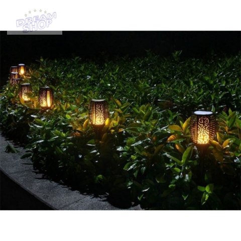 Pochodnia solarna EFEKT PŁOMIENIA 12x12x78cm 36 led BIG SASKA GARDEN