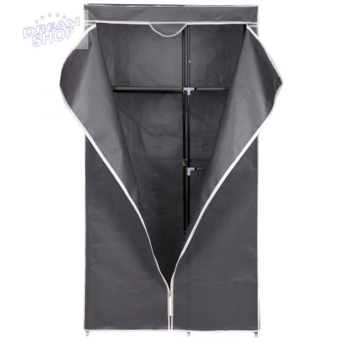 Szafa tekstylna garderoba 90x45x170cm ciemno-szara 8811 Szafa tekstylna garderoba 90x45x170cm ciemno-szara 8811