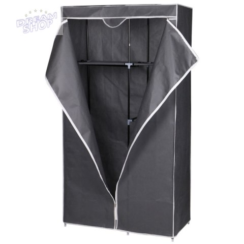Szafa tekstylna garderoba 90x45x170cm ciemno-szara 8811 Szafa tekstylna garderoba 90x45x170cm ciemno-szara 8811