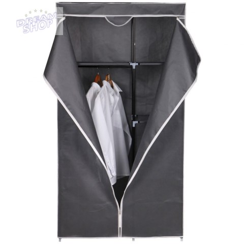 Szafa tekstylna garderoba 90x45x170cm ciemno-szara 8811 Szafa tekstylna garderoba 90x45x170cm ciemno-szara 8811