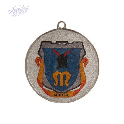 Medal Srebrny Ogólny Z Miejscem Na Emblemat 25 Mm - Medal Stalowy Z Nadrukiem Luxor Jet