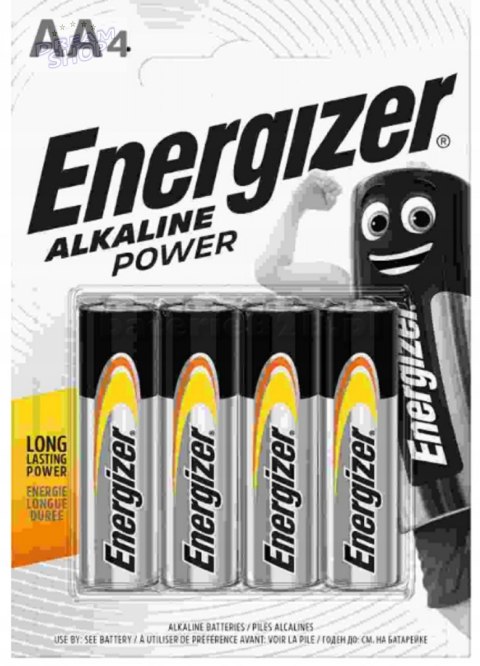 4X BATERIE AA 1,5V ALKALINE ENERGIZER POWER LR6