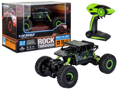 Samochód RC Rock Crawler HB 2,4GHz 1:18 zielony