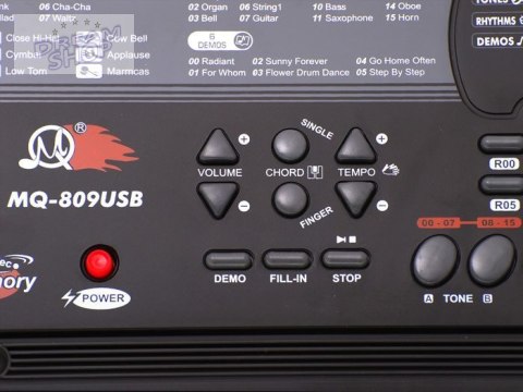 Duże Organy Keyboard MQ-809 USB MIKROFON IN0029