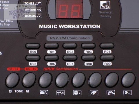 Duże Organy Keyboard MQ-809 USB MIKROFON IN0029