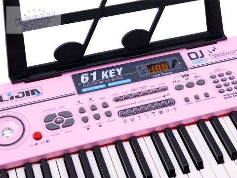 Organy Keyboard + mikrofon 61klawisz 328-06 IN0082