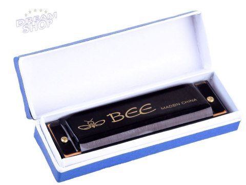 Metalowa HARMONIJKA ustna Organki Bee IN0126