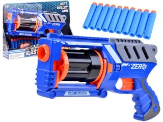 Pistolet BLASTER naboje piankowe 10szt broń ZA3286