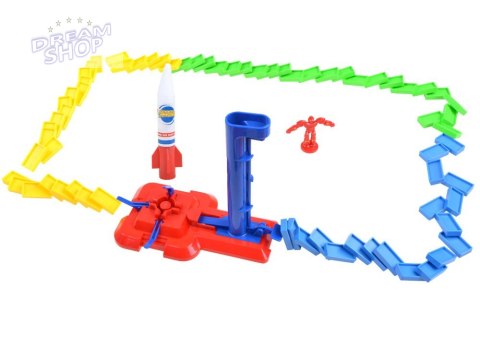Kosmiczne Domino rakieta edukacyjna zabawka ZA3494