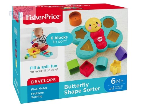 Fisher-Price Kolorowy motyl Sorter klocki ZA3627