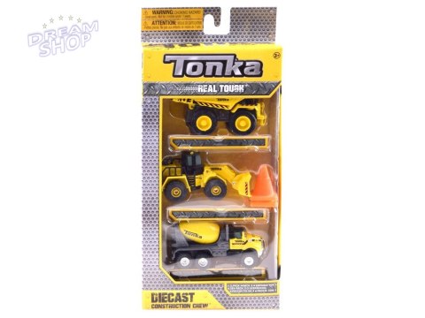 Maszyny budowlane Tonka Autka zestaw 3 szt ZA3617