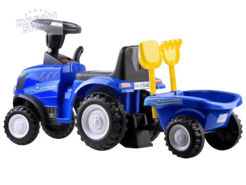 New Holland jeździk TRAKTOR z przyczepą ZA3691