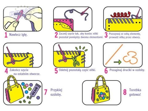 Zestaw kreatywny TOREBKA robótka ręczna ZA1541