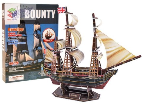 Puzzle 3D statek Bounty okręt morski 125 el ZA2599