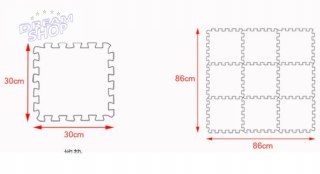 GRUBE PUZZLE PIANKOWE MATA EVA 9 SZT ZWIERZĄTKA 38