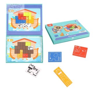 TOOKY TOY Układanka Logiczna Puzzle Tetris Arka Noego 26 el.