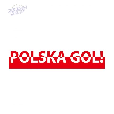 Naklejka 40X10Cm Polska