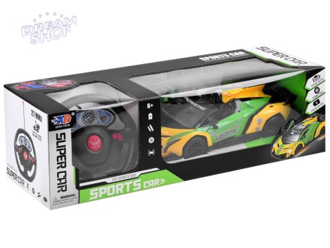 Autko sportowe z otwierane drzwi + pilot RC0583