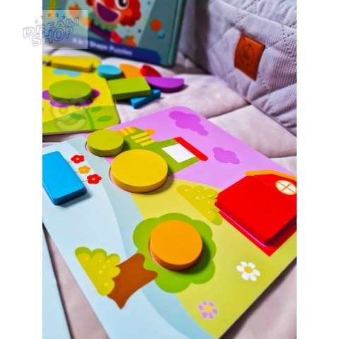 TOOKY TOY Puzzle 4 w 1 Układnaka Klocki TOOKY TOY Puzzle 4 w 1 Układnaka Klocki