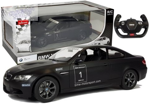 Auto R/C BMW M3 Rastar 1:14 Czarny na Pilota