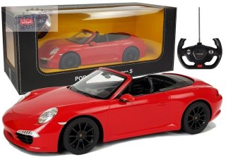 Auto R/C Porsche 911 Rastar 1:14 Czerwone na pilota