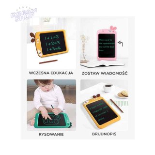 WOOPIE Tablet Graficzny 8.5" Dino dla Dzieci do Rysowania Znikopis + Rysik