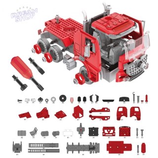 WOOPIE Zestaw Konstrukcyjny Klocki Wóz Strażacki + Śrubokręt