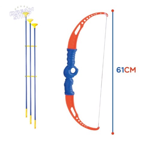 WOOPIE Zestaw Małego Łucznika Łuk Strzały Tarcza 12el.