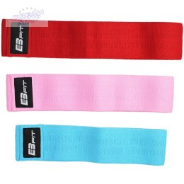 Zestaw gum taśm do ćwiczeń hip band 3w1 Eb fit