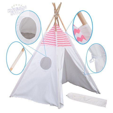 Namiot wigwam Enero toys classic pink