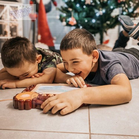 Znikopis Tablica Magnetyczna Kolorowa Stempelki Bordowy