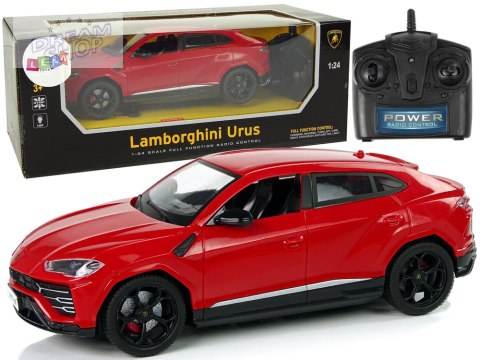 Auto R/C 1:24 Lamborghini Urus Czerwony 2.4 G Światła