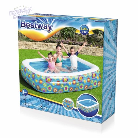 Basen Dmuchany Kwiaty 229 x 152 x 56 cm Bestway 54120