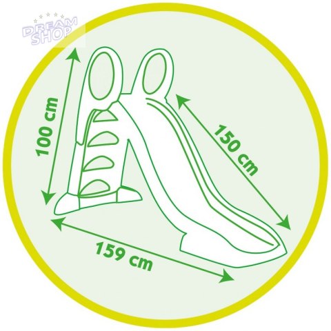 SMOBY Zjeżdżalnia My Slide Ślizg Wodny 150cm