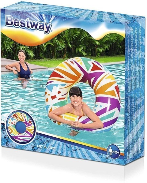 Dmuchane Koło Kolorowe 107 cm Bestway 36228