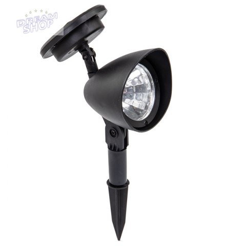 Lampa solarna reflektor 3 led wbijany