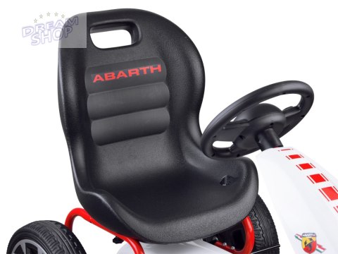 GOKART ABARTH na pedały Duże miekkie koła PA0167