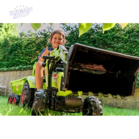 FALK Traktor CLAAS ARION z Przyczepą Maxi i Łyżką