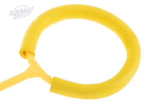 Hula hop na nogę skakanka piłka świecąca LED żółta Hula hop na nogę skakanka piłka świecąca LED żółta
