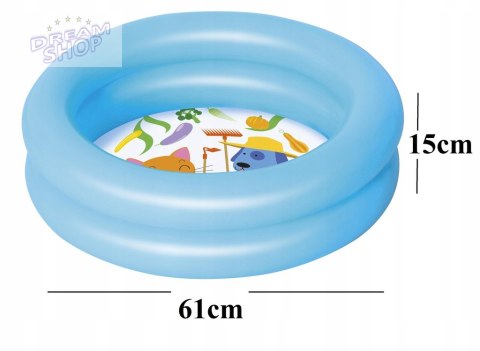 BASEN BASENIK BESTWAY 2 PIERŚCIENIE 61X15CM 51061N