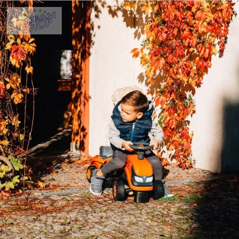 FALK Traktorek Kubota Pomarańczowy z Przyczepką + akc. od 1 roku