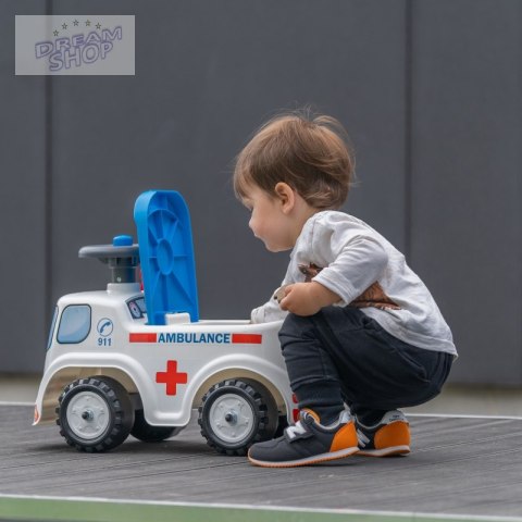 FALK Jeździk Samochód Ambulans z Klaksonem od 1 roku