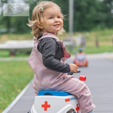 FALK Jeździk Samochód Ambulans z Klaksonem od 1 roku