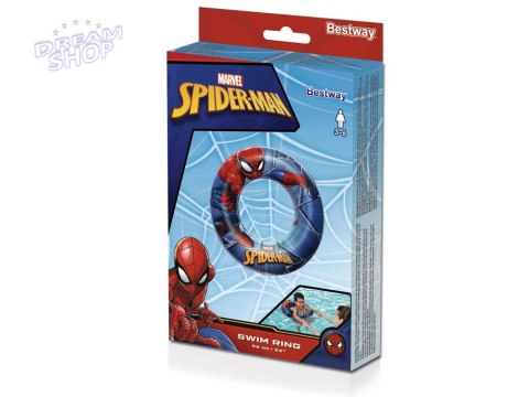 Bestway Marvel Koło dmuchane do pływania dla dzieci 56cm Spiderman 98003