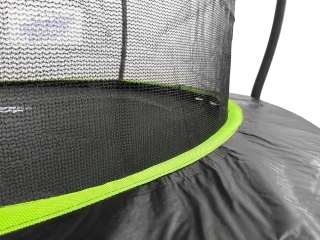 Trampolina LEAN Sport Max 14ft Czarno-Zielona